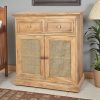 The Attic Ardenwood Classic Cane Door Sideboard Natural