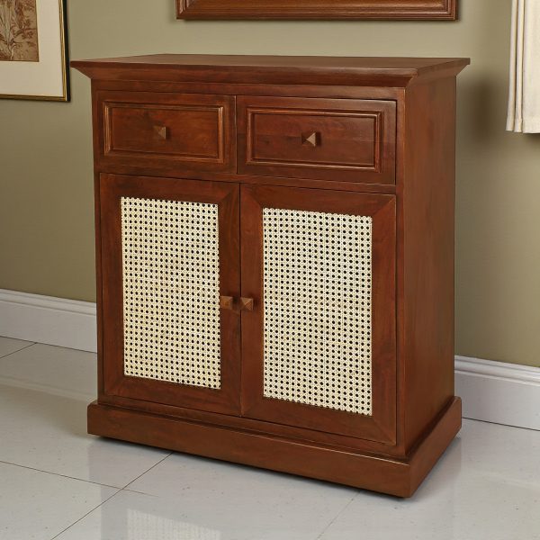 KL-2358HC (1) The Attic Ardenwood Classic Cane Door Sideboard Honey