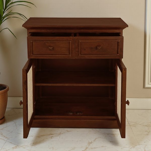 KL-2358HC (3) The Attic Ardenwood Classic Cane Door Sideboard Honey