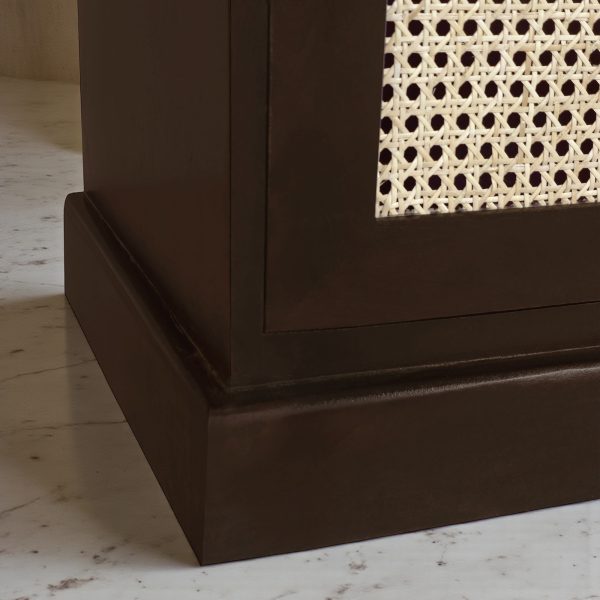 The Attic Ardenwood Classic Cane Door Sideboard Walnut