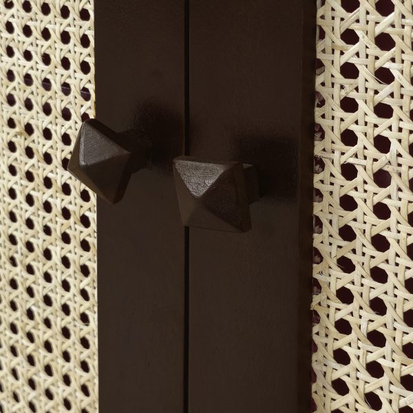 The Attic Ardenwood Classic Cane Door Sideboard Walnut