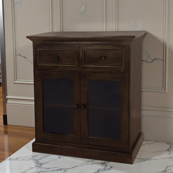 KL-2358WG (1) The Attic Ardenwood Classic Glass Door Sideboard Walnut