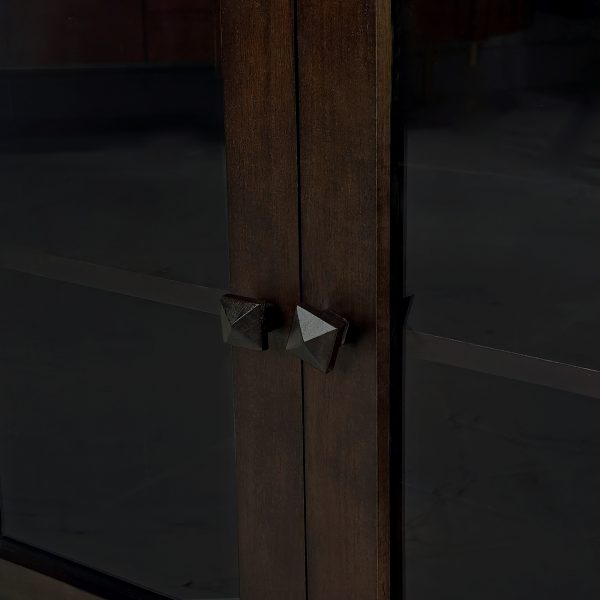 KL-2358WG (7) The Attic Ardenwood Classic Glass Door Sideboard Walnut