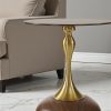 The Attic Laura End Table Compact Modern Bedside Piece,Honey