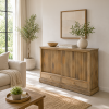 ChatGPT Image May 13, 2026, 10_46_44 AM The Attic Velora Cabinet, Kitchen and Living Room Storage, Solid Wood, Natural Finish