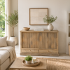 ChatGPT Image May 13, 2026, 10_48_17 AM The Attic Velora Cabinet, Kitchen and Living Room Storage, Solid Wood, Natural Finish