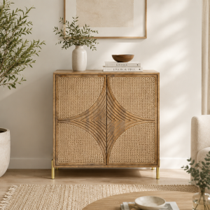 The Attic Arcus Cabinet Natural Finish