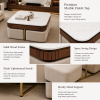 ChatGPT Image May 25, 2026, 11_26_53 AM The Attic Carlston Coffee Table with 4 stool