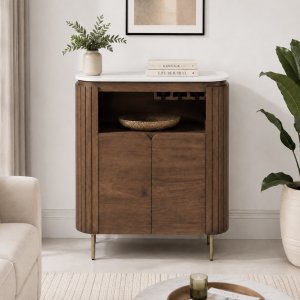 The Attic Carlston Bar Unit Teak