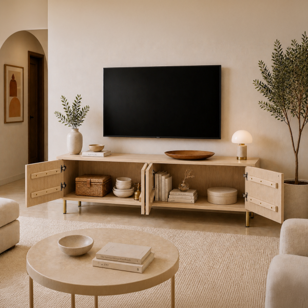 Gemini_Generated_Image_kovfnkkovfnkkovf1 The Attic Arcus TV Cabinet , Natural Matte Finish