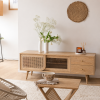 The Attic Ines TV Cabinet, Natural Matte Finish