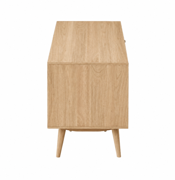 The Attic Ines TV Cabinet, Natural Matte Finish