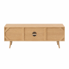 The Attic Ines TV Cabinet, Natural Matte Finish
