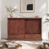 KL-2319H (1) The Attic Velora Cabinet, Kitchen and Living Room Storage, Solid Wood, HoneyFinish