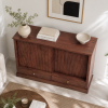 KL-2319H (3) The Attic Velora Cabinet, Kitchen and Living Room Storage, Solid Wood, HoneyFinish