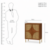 KL-2368T (7) The Attic Arcus Cabinet Teak Finish