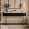 The Attic Carlston Console Table Black