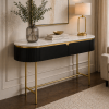 The Attic Carlston Console Table Black