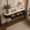 The Attic Carlston Console Table Black
