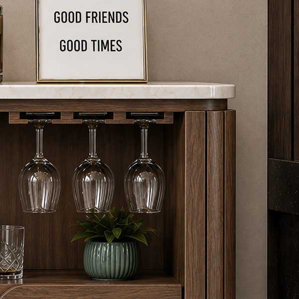KL-2372 (6) The Attic Carlston Bar Unit Teak