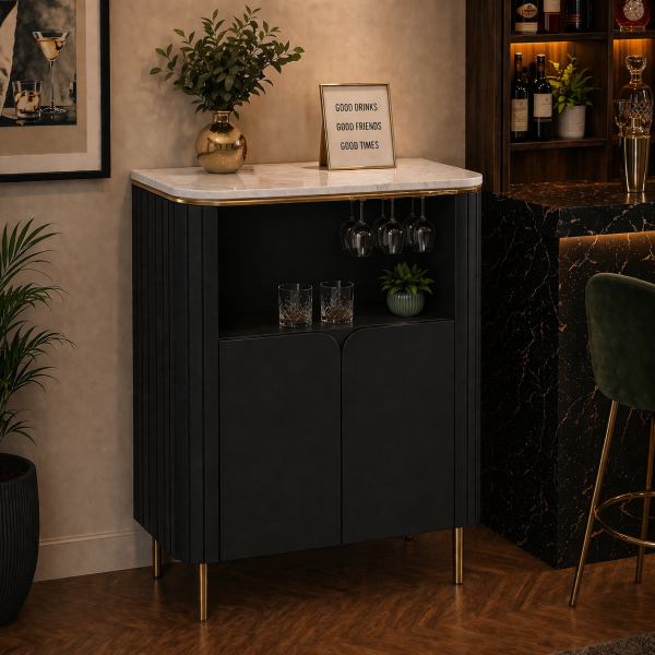 KL-2372B (2) The Attic Carlston Bar Unit Black