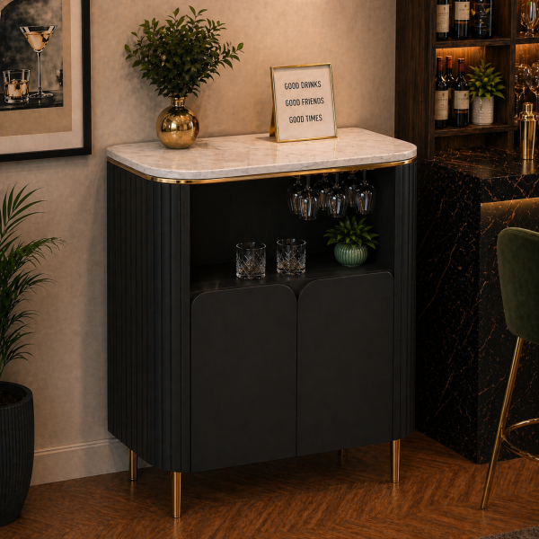 KL-2372B (4) The Attic Carlston Bar Unit Black