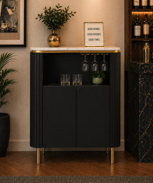 KL-2372B (5) The Attic Carlston Bar Unit Black