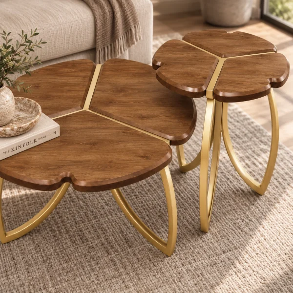 KL-2374 (2) The Attic Roselle Coffee Table Set of 2