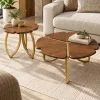 KL-2374 (3) The Attic Roselle Coffee Table Set of 2