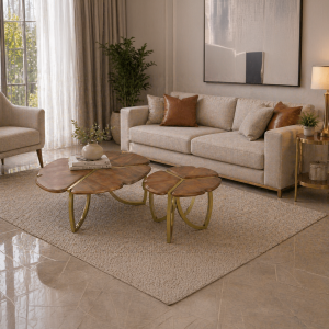 KL-2374 (3) The Attic Roselle Coffee Table Set of 2