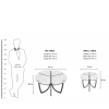 The Attic Roselle Coffee Table Set of 2 Black