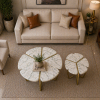 The Attic Roselle Coffee Table Set of 2 White