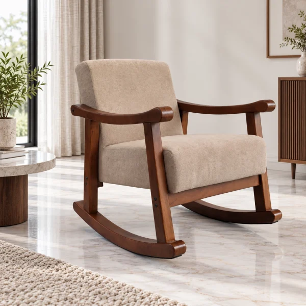 KL-2380A (1) The Attic Sukoon Rocking chair Beige