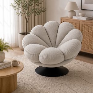 KL-2418A (4) The Attic FloraNest Lounge Chair, Living room chair, bedroom modern chair, cozy & comfy chair Leaf Green