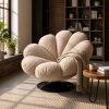 The Attic FloraNest Lounge Chair, Living room chair, bedroom modern chair, cozy & comfy chair Peach