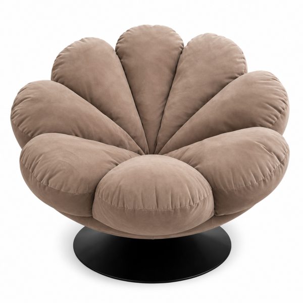 The Attic FloraNest Lounge Chair, Living room chair, bedroom modern chair, cozy & comfy chair Peach
