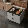 The Attic Verona Bedside Table, bedroomtable, night stand table, upholstered premium table