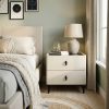 KL-2487 (3) The Attic Siena Bedside Table, bedroomtable, night stand table, upholstered premium table