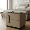 KL-2493 (1) The Attic Nova Bedside Table, bedroomtable, night stand table, upholstered premium table