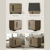 KL-2493 (5) The Attic Nova Bedside Table, bedroomtable, night stand table, upholstered premium table