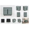 The Attic Rivera Bedside Table, bedroomtable, night stand table, upholstered premium table