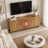 ChatGPT Image Jul 17, 2026, 06_33_59 PM The Attic Brampton Sideboard, Multipurpose Cabinet for Kitchen and Living Room Storage, Classy Sideboard, Wooden Cabinet, Light Teak Matte Finish