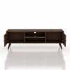 ChatGPT Image Jul 2, 2026, 11_15_30 AM The Attic Janah TV Cabinet, Solid Wood Sideboard TV Cabinet for Living Room, Wooden Free Standing TV Unit Side Board Table with Storage, Walnut Matte Finish Glass