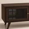 ChatGPT Image Jul 2, 2026, 11_20_47 AM The Attic Janah TV Cabinet, Solid Wood Sideboard TV Cabinet for Living Room, Wooden Free Standing TV Unit Side Board Table with Storage, Walnut Matte Finish Glass