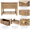 The Attic Jodhpur Console Table, Console Table for Living Room Foyer, Solid Wood Classy Console table, Light Teak Finish