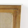 KL-2390SC (3) The Attic Crestwood Solid Wood Two Door Sideboard Cabinet with Cane Doors | Storage & Display Cabinet for Living Room & Dining Room | Handcrafted Mango Wood, Light Teak Finish