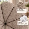 KL-2417B (5) The Attic FloraNest Rocking Chair, Living room chair, bedroom modern chair, cozy & comfy chair Beige