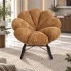 The Attic FloraNest Rocking Chair, Living room chair, bedroom modern chair, cozy & comfy chair Biscotti