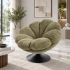 The Attic FloraNest Lounge Chair, Living room chair, bedroom modern chair, cozy & comfy chair Pastel Olive