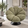 The Attic FloraNest Lounge Chair, Living room chair, bedroom modern chair, cozy & comfy chair Pastel Olive